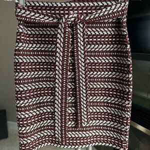 LOFT Multicolor Textured Pencil Skirt